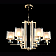 Подвесная люстра Crystal Lux Nicolas SP-PL6 Gold/White