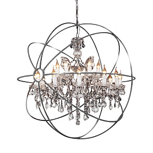 Подвесная люстра Delight Collection Foucault'S Orb 5014-D10 chrome