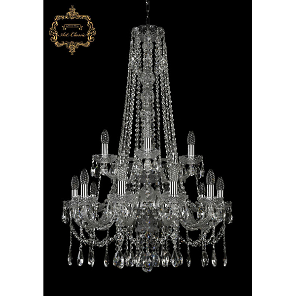 Подвесная люстра Art Classic 11.12.10+5.240.2d.h-101.Cr.Sp