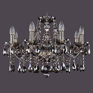 Подвесная люстра Bohemia Ivele Crystal 1413/8/200 G M731