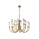 Подвесная люстра Newport 4558+4+4/C brass М0072096