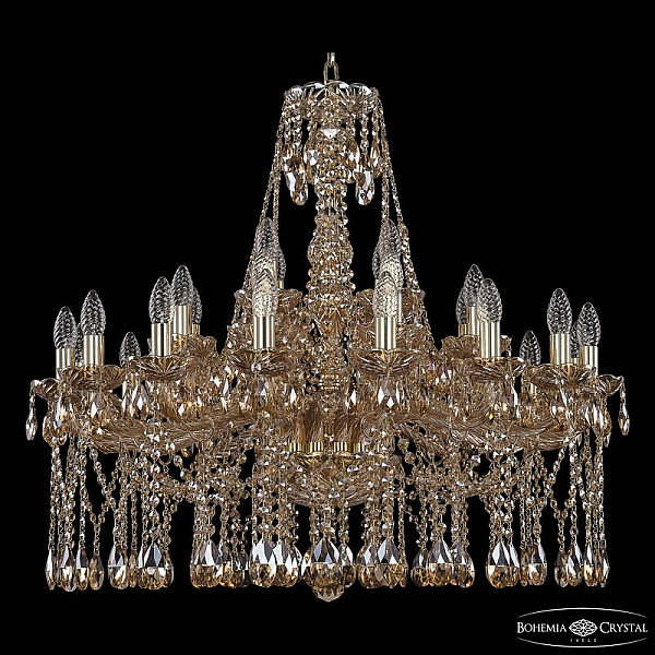 Подвесная люстра Bohemia Ivele Crystal 1413/16+8+4/300 G M721