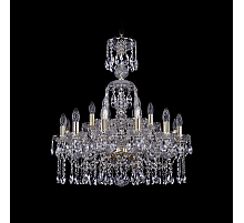 Подвесная люстра Bohemia Ivele Crystal 1413/12+6/220/XL-74 G