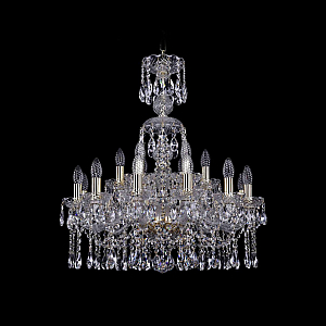 Подвесная люстра Bohemia Ivele Crystal 1413/12+6/220/XL-74 G