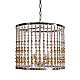 Подвесная люстра Delight Collection Wood Light KW0783P-4 silver