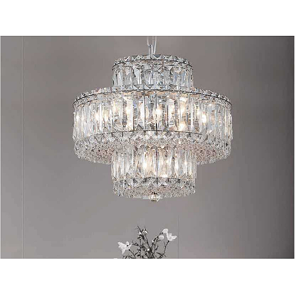 Подвесная люстра Newport 8458+3/C chrome М0067682