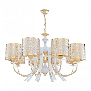 Подвесная люстра Arte Milano Florentia-6067 306067/8 Wh/Gd