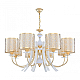 Подвесная люстра Arte Milano Florentia-6067 306067/8 Wh/Gd