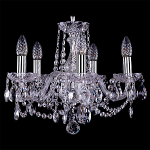 Подвесная люстра Bohemia Ivele Crystal 1402/5/141 Ni