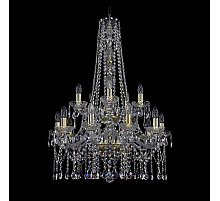 Подвесная люстра Bohemia Ivele Crystal 1413/10+5/220/h-92/2d G