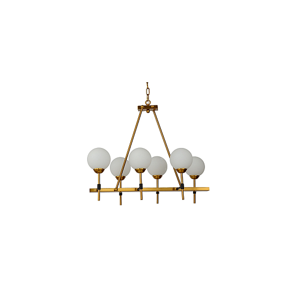 Подвесная люстра Lumina Deco Aldono LDP 7004-6 MD+BK