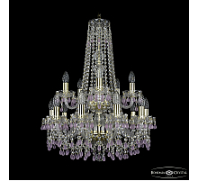 Подвесная люстра Bohemia Ivele Crystal 1410/10+5/195/h-74/2d G V7010