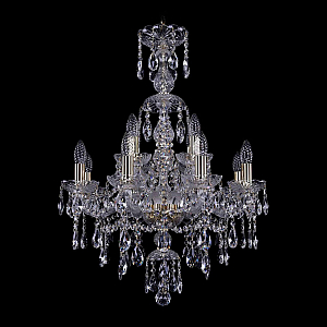 Подвесная люстра Bohemia Ivele Crystal 1415/8+4/200/XL-76 G