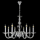 Подвесная люстра Crystal Lux ARABESQUE SP8 CHROME