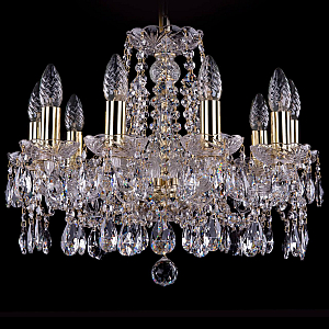 Подвесная люстра Bohemia Ivele Crystal 1413/10/165 G