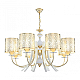 Подвесная люстра Arte Milano Florentia-6067 306067/8 Wh/Gd