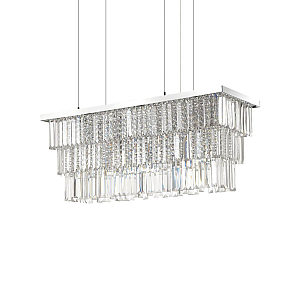 Подвесная люстра Ideal Lux Martinez SP6 Cromo 166322