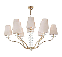 Подвесная люстра Crystal Lux ARMANDO SP6+6 GOLD