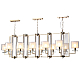 Подвесная люстра Crystal Lux Nicolas SP12 L1600 Gold/White