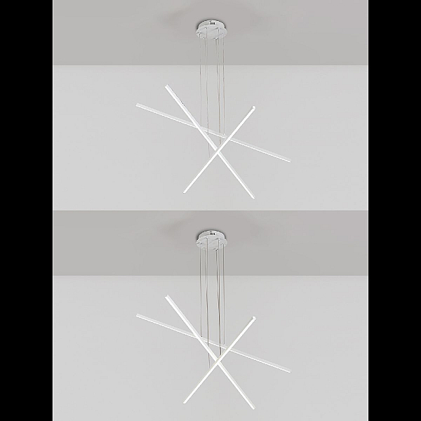 Подвесная люстра Natali Kovaltseva Line LED LAMPS 81106/3C