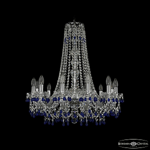 Подвесная люстра Bohemia Ivele Crystal 1410/12/240/h-74 Ni V3001