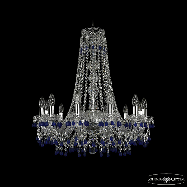 Подвесная люстра Bohemia Ivele 1410/12/240/h-74 Ni V3001