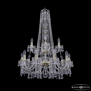 Подвесная люстра Bohemia Ivele Crystal 1403/10+5/240/h-92/2d G