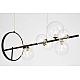 Подвесная люстра Lumina Deco LDP 7033-7 BK+CL