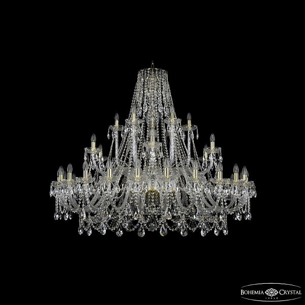 Подвесная люстра Bohemia Ivele Crystal 1411/24+6+6/530 G