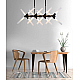 Подвесная люстра Lumina Deco Alford LDP 6036-16 BK