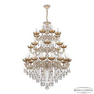 Подвесная люстра Bohemia Ivele Crystal AL79101/16+8+8/300/3d B WMG P Amber/M-1F