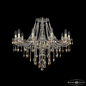 Подвесная люстра Bohemia Ivele Crystal 1415/10/300 G K721