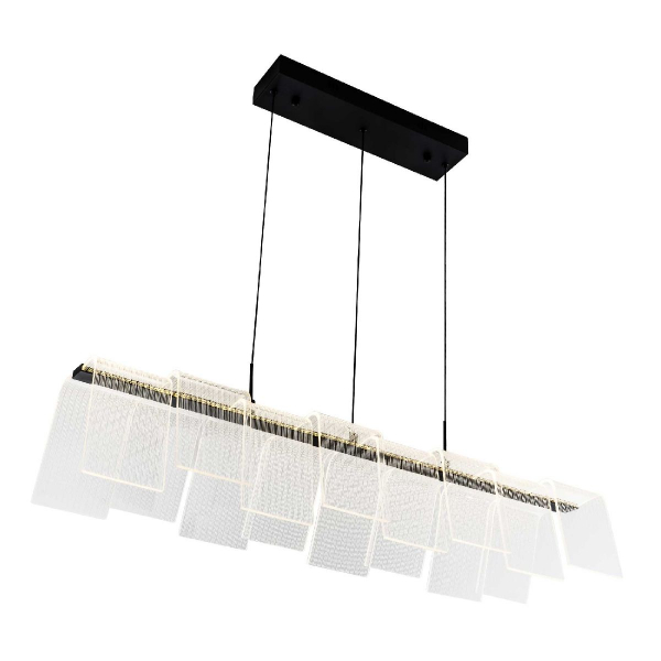 Подвесная люстра LED4U L7709-970 BK Подвесная люстра LED4U L7709-970 BK