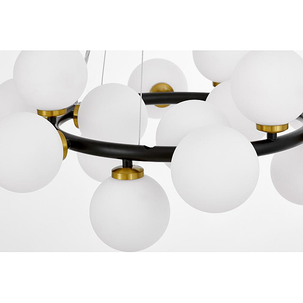 Подвесная люстра Lumina Deco Marsiada LDP 6033-15 BK+MD