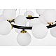 Подвесная люстра Lumina Deco Marsiada LDP 6033-15 BK+MD