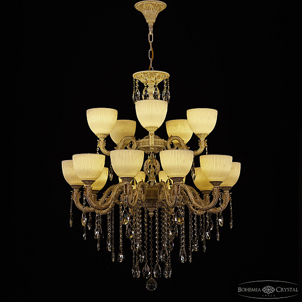 Подвесная люстра Bohemia Ivele Crystal AL79101/10+5/250/2D B WMG P1 U Line