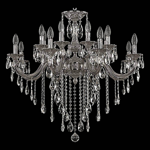 Подвесная люстра Bohemia Ivele Crystal Verona 72118/16/285 B Ni