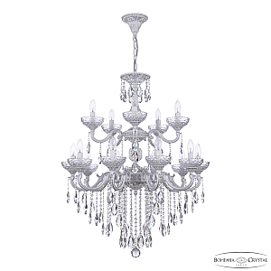 Подвесная люстра Bohemia Ivele Crystal AL78101/10+5/250/2D B WMN P Clear/M-1F