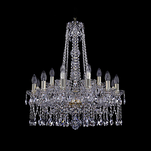 Подвесная люстра Bohemia Ivele Crystal 1413/12+6/220/h-73 G