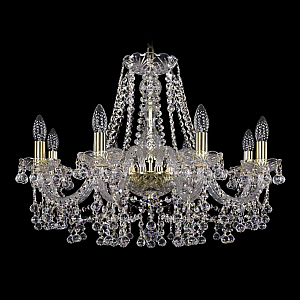 Подвесная люстра Bohemia Ivele Crystal 1409/8/240 G
