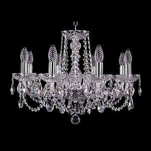Подвесная люстра Bohemia Ivele Crystal 1402/8/195 Ni