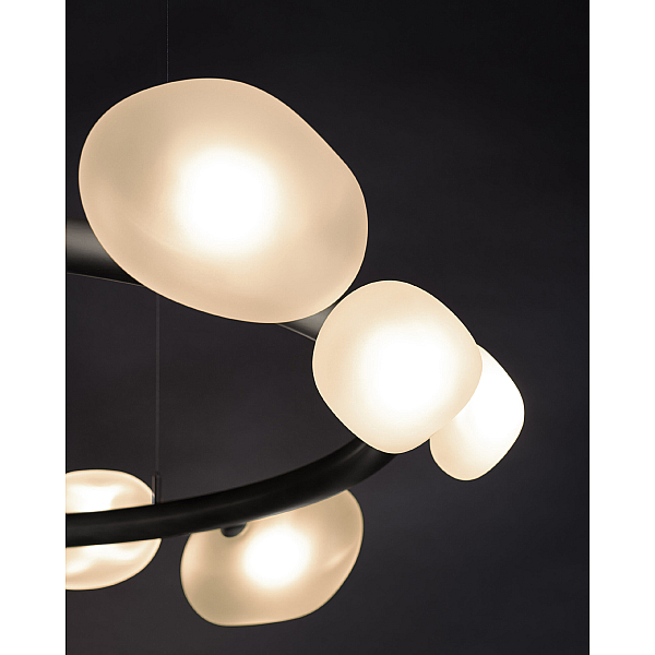 Подвесная люстра Delight Collection Matter 5055P/D910 black/white