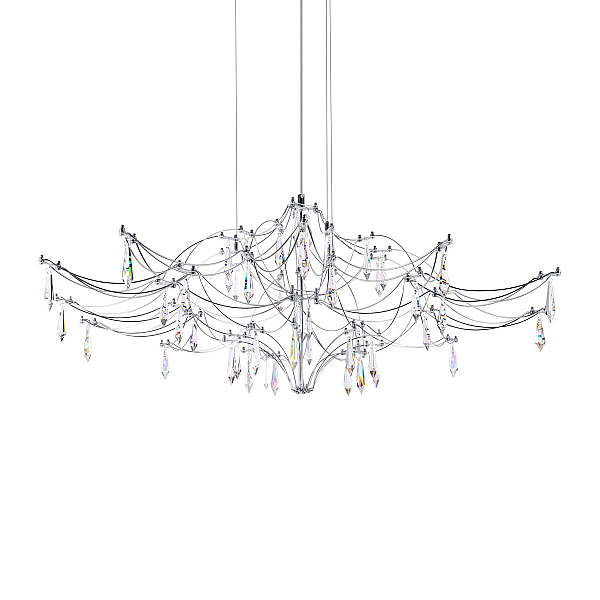 Подвесная люстра Loft IT Mira 10587/1000 Silver Asfour