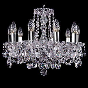 Подвесная люстра Bohemia Ivele Crystal 1402/10/160 Ni