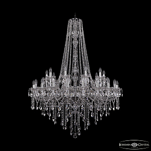 Подвесная люстра Bohemia Ivele Crystal 1415/20+10/400/h-154 Ni