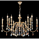 Подвесная люстра Crystal Lux MERCEDES SP6+6 GOLD/COLOR