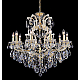 Подвесная люстра Crystal Lux Isabel SP11 Gold/Transparent
