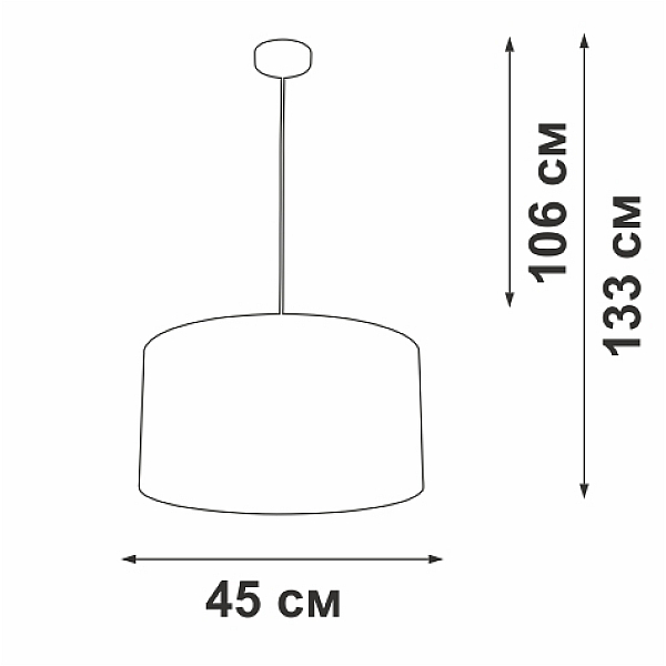 Подвесная люстра Vitaluce V2550-9/1S