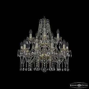 Подвесная люстра Bohemia Ivele Crystal 1413/10+5/220/2d G