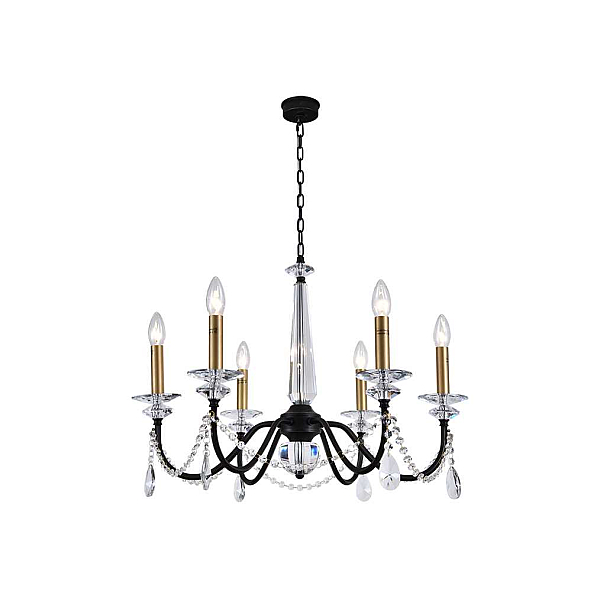 Подвесная люстра Newport 3976/C black+brass М0071828